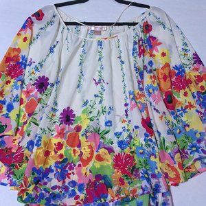 H&M Garden Collection Floral Blouse